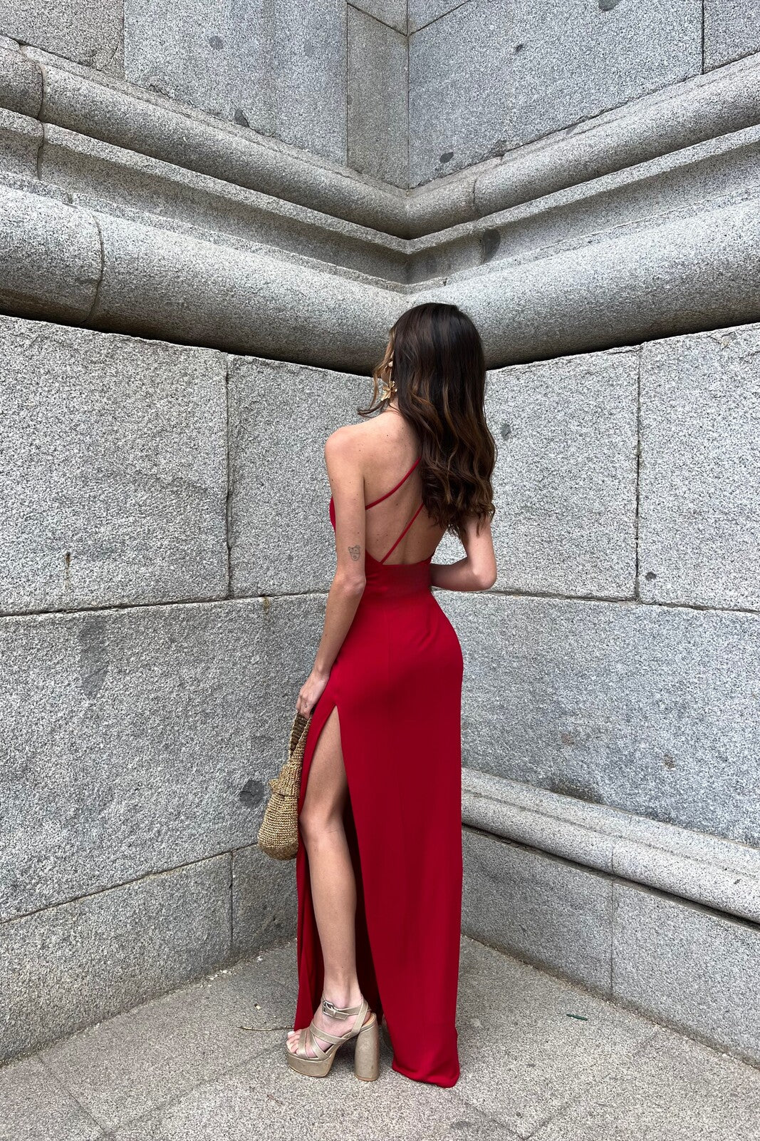 Red Dresses Long At The Back Primavera Couture 3912 Prom Dress Long Beaded Backless Dress Slit Red Dresses Long At The Back Primavera Couture 3912 Prom Dress Long Beaded Backless Dress Slit