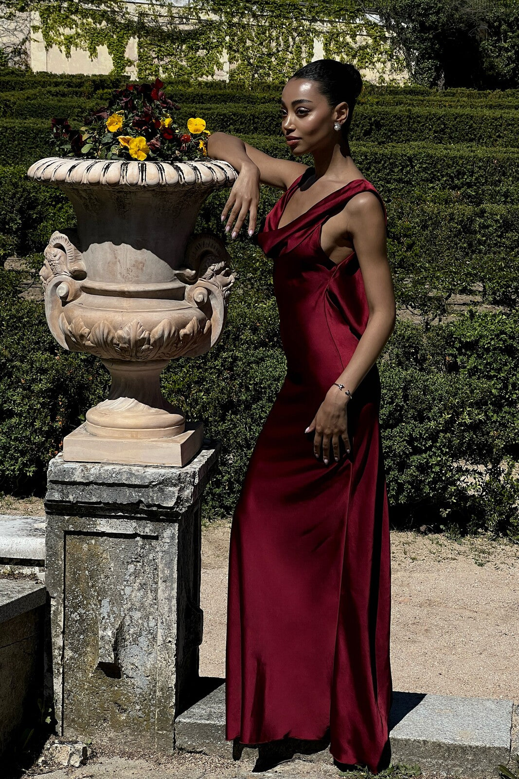 Cerimonia Asos Abito Monospalla ASOS DESIGN Vestito Lungo