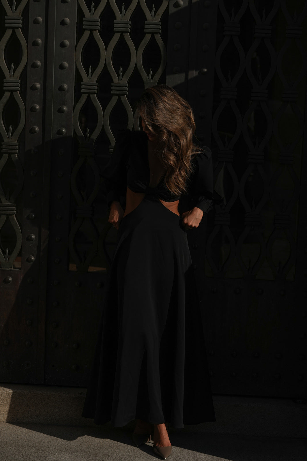 LONG SLEEVE BLACK DRESS