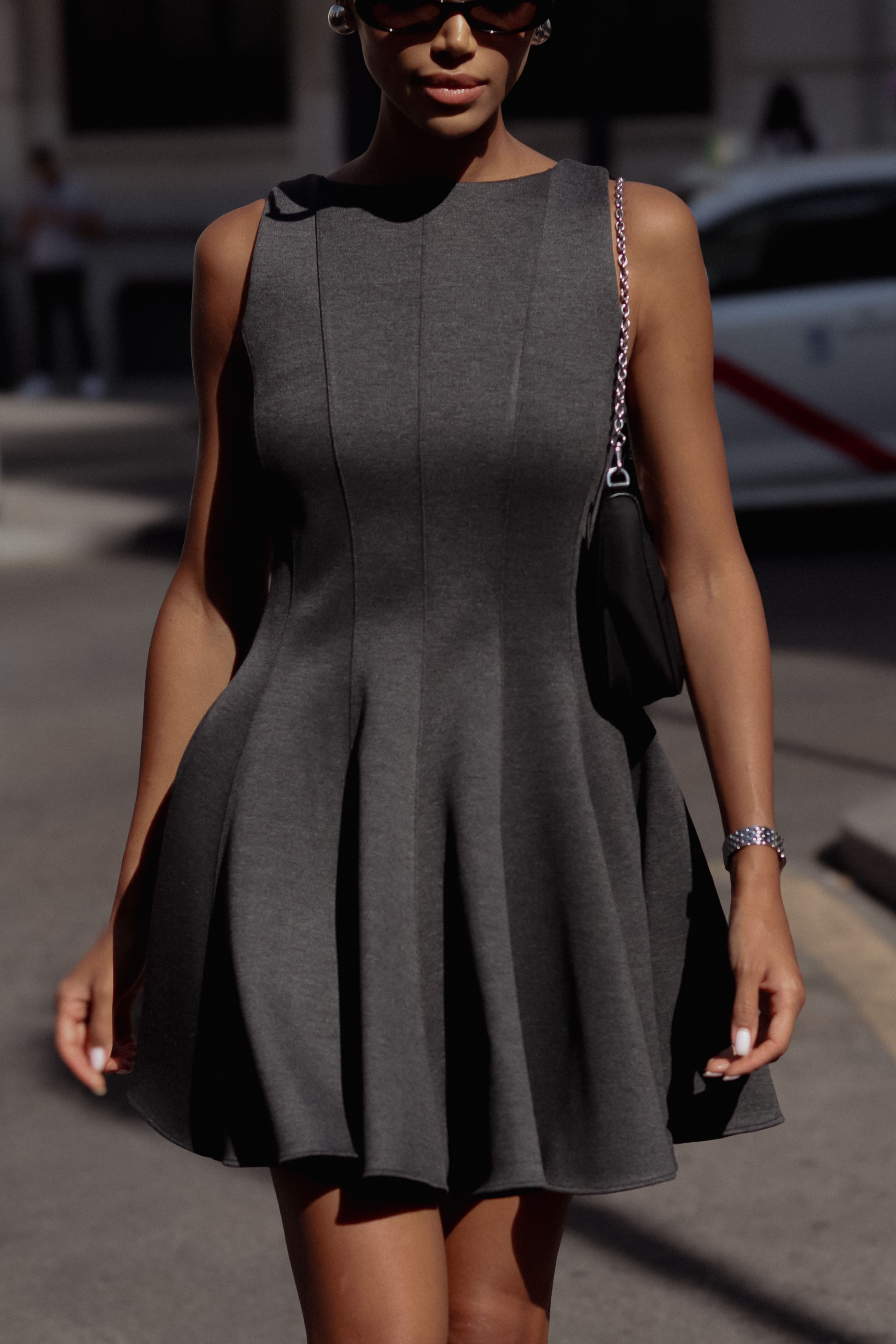 Short Gray Dress