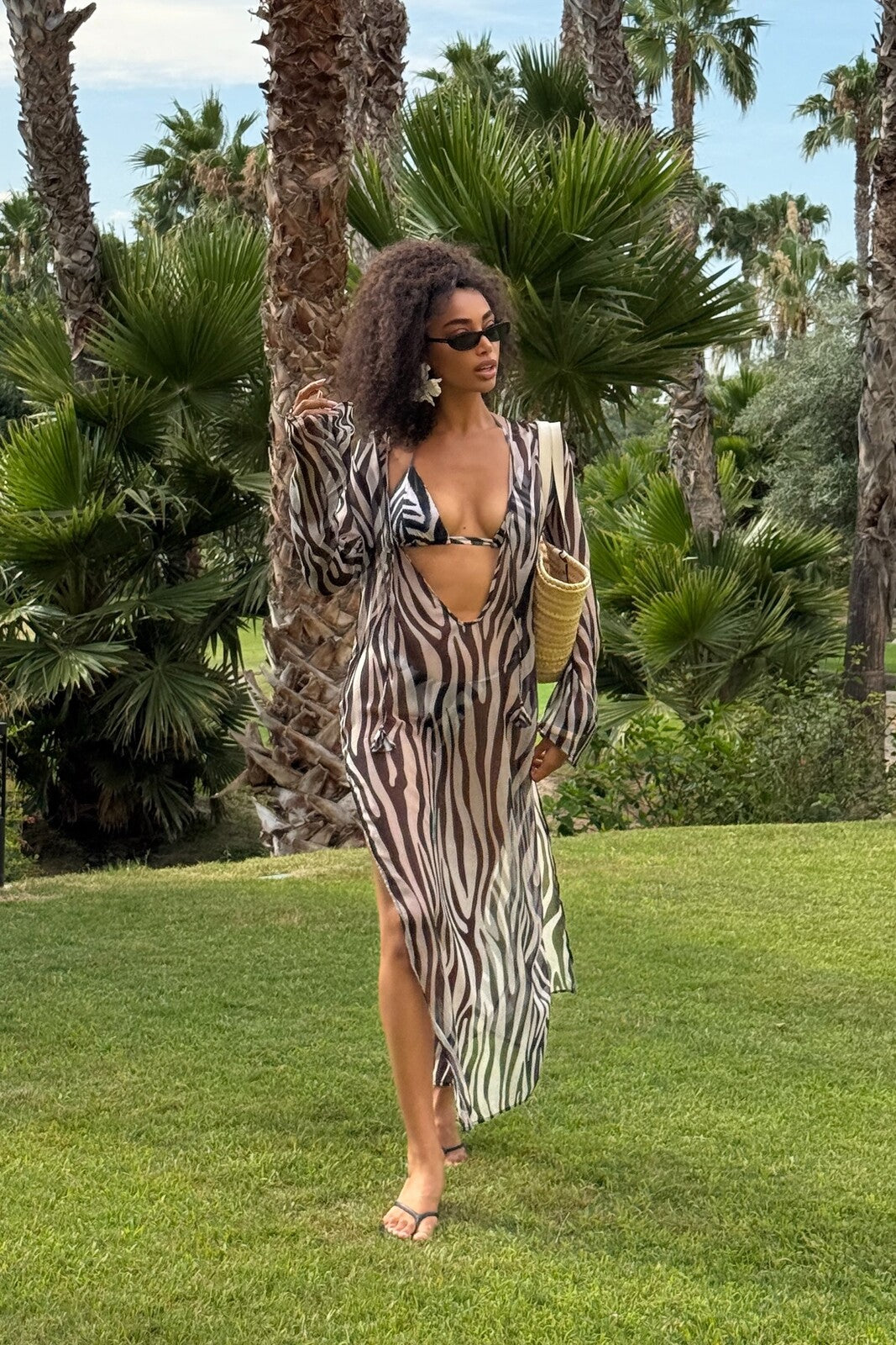 ZEBRA PRINT SHIRT DRESS ZEBRA PRINT SHIRT DRESS