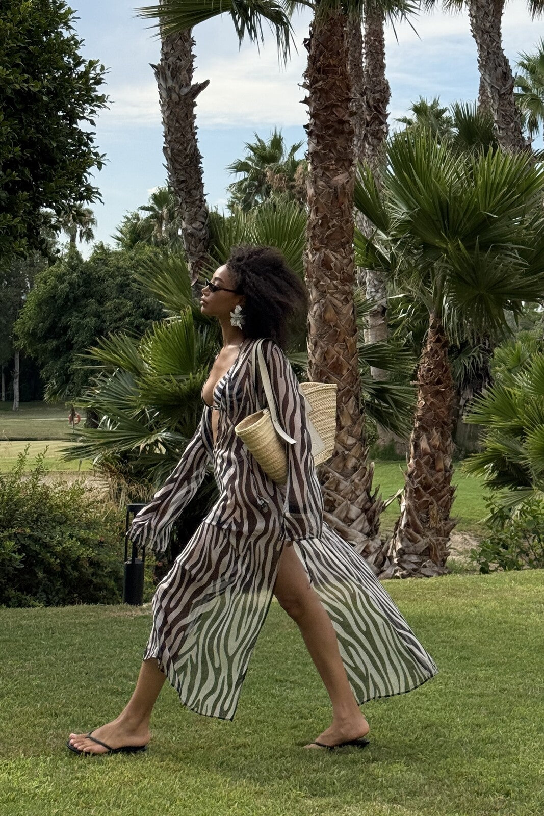 ZEBRA PRINT SHIRT DRESS - KAO ZEBRA PRINT SHIRT DRESS - KAO