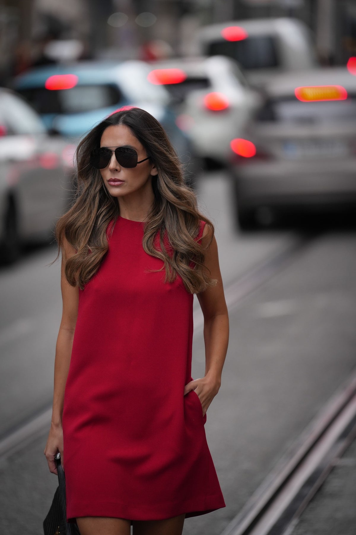 RED SHORT DRESS