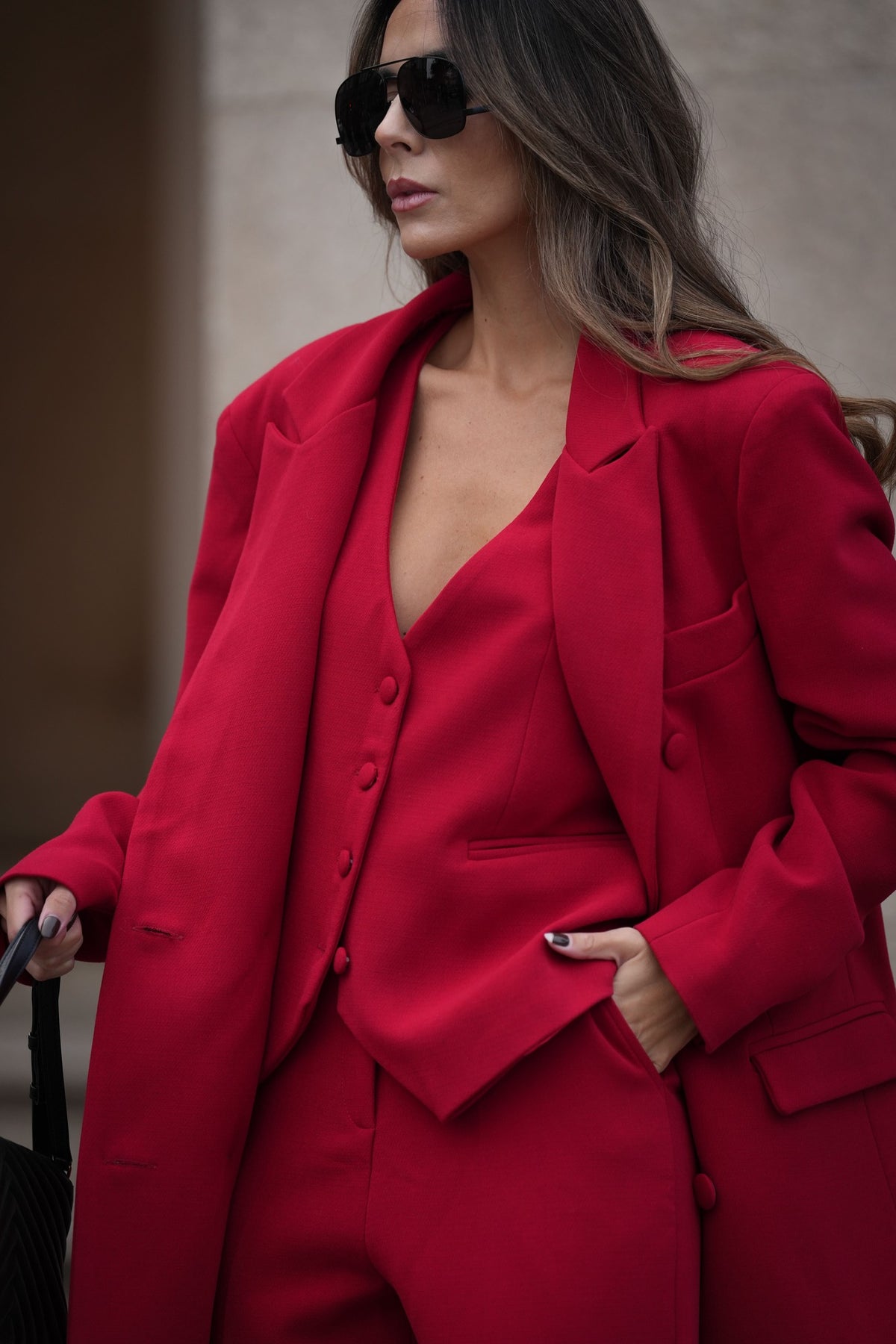 GILET ROUGE