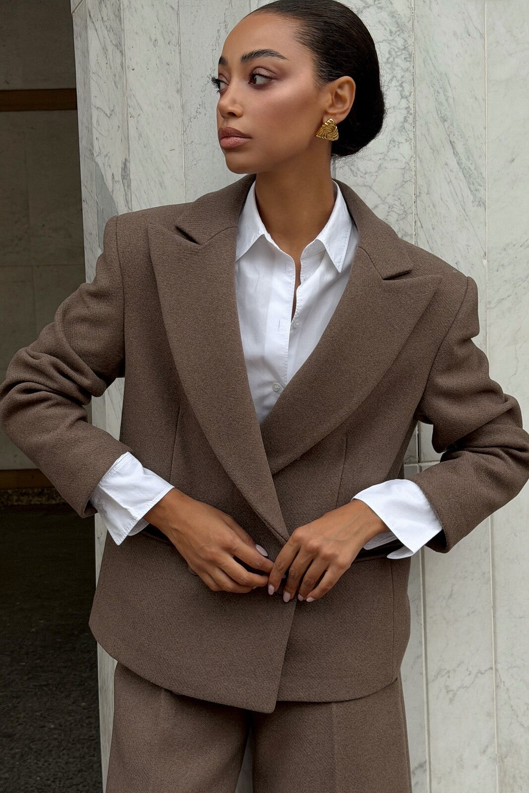 BLAZER LÃ TAUPE