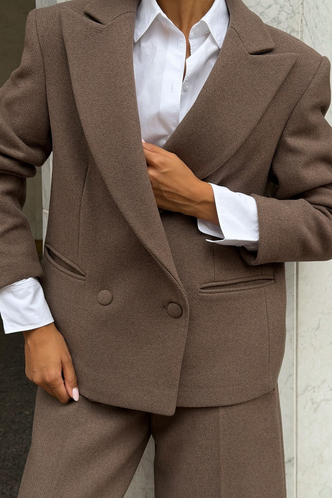 BLAZER LÃ TAUPE