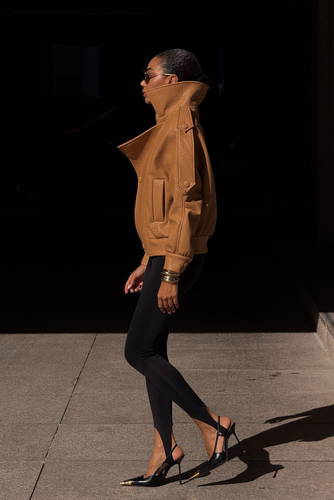 CASACO BIKER PORCINI