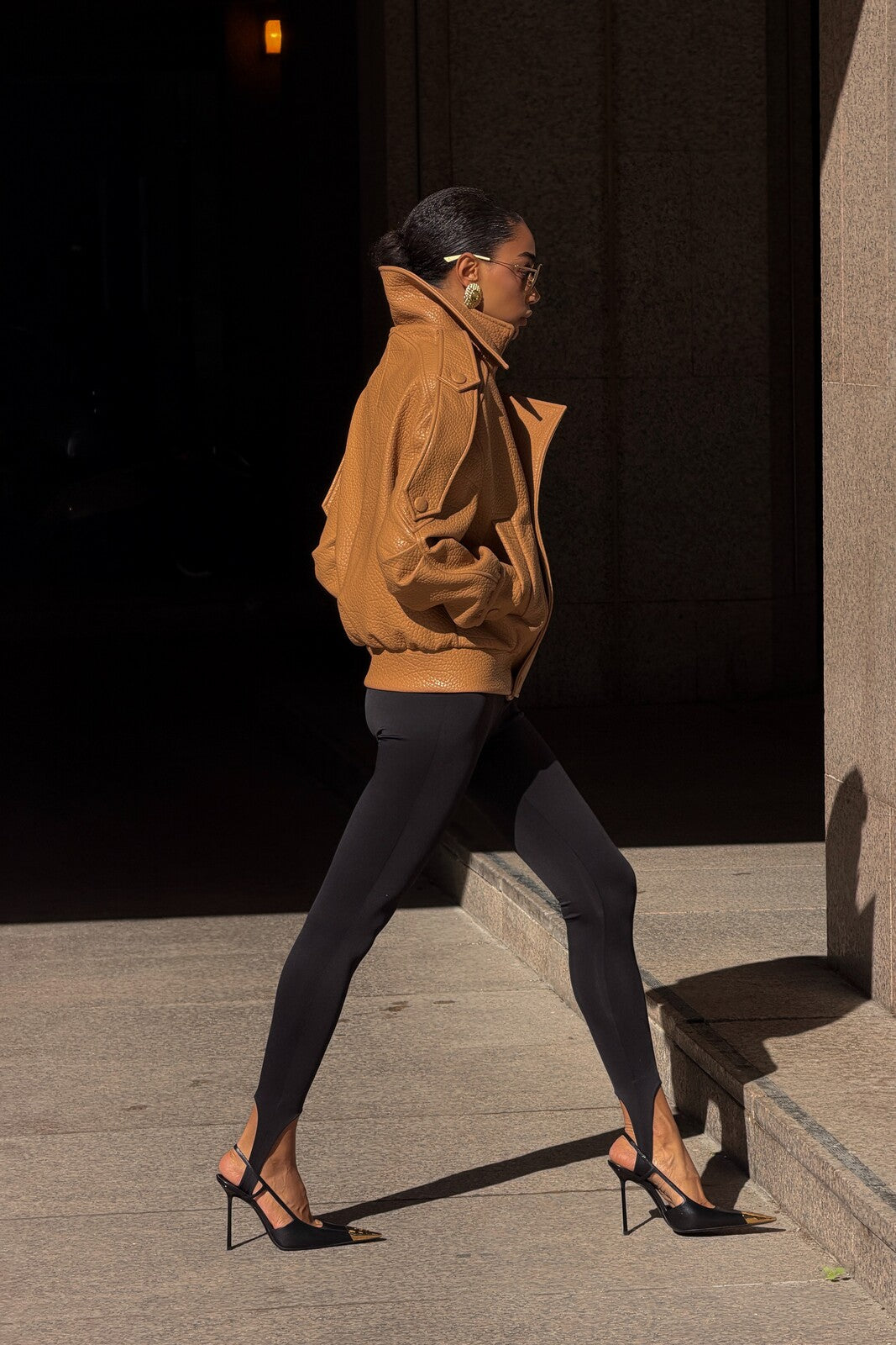 CASACO BIKER PORCINI