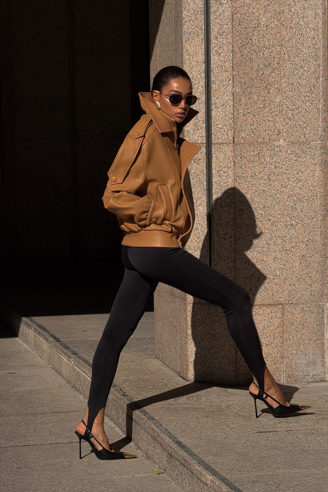 CASACO BIKER PORCINI