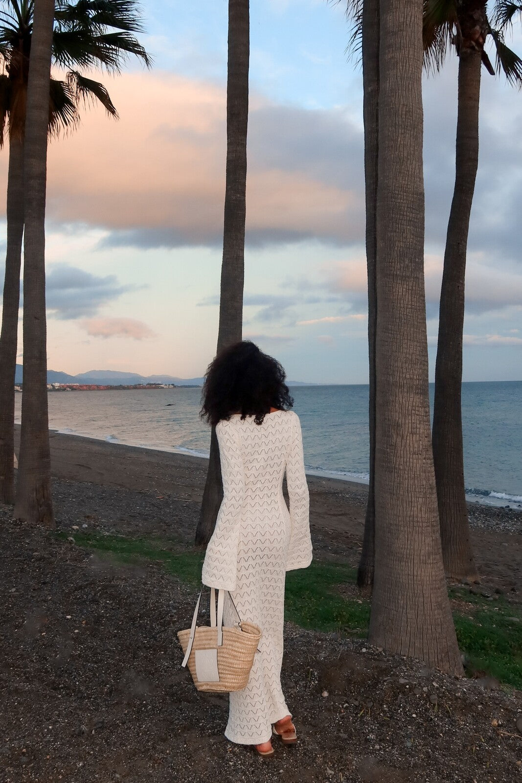 white knit dress beach Evamari Knit Dress White White / S