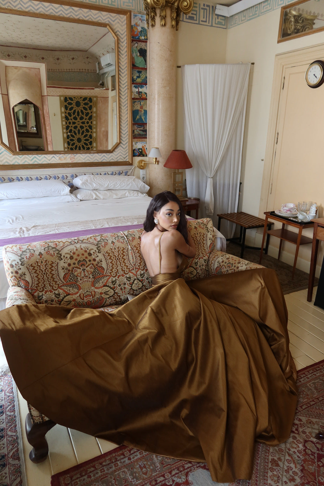 VESTIDO PRINCESA BRONZE