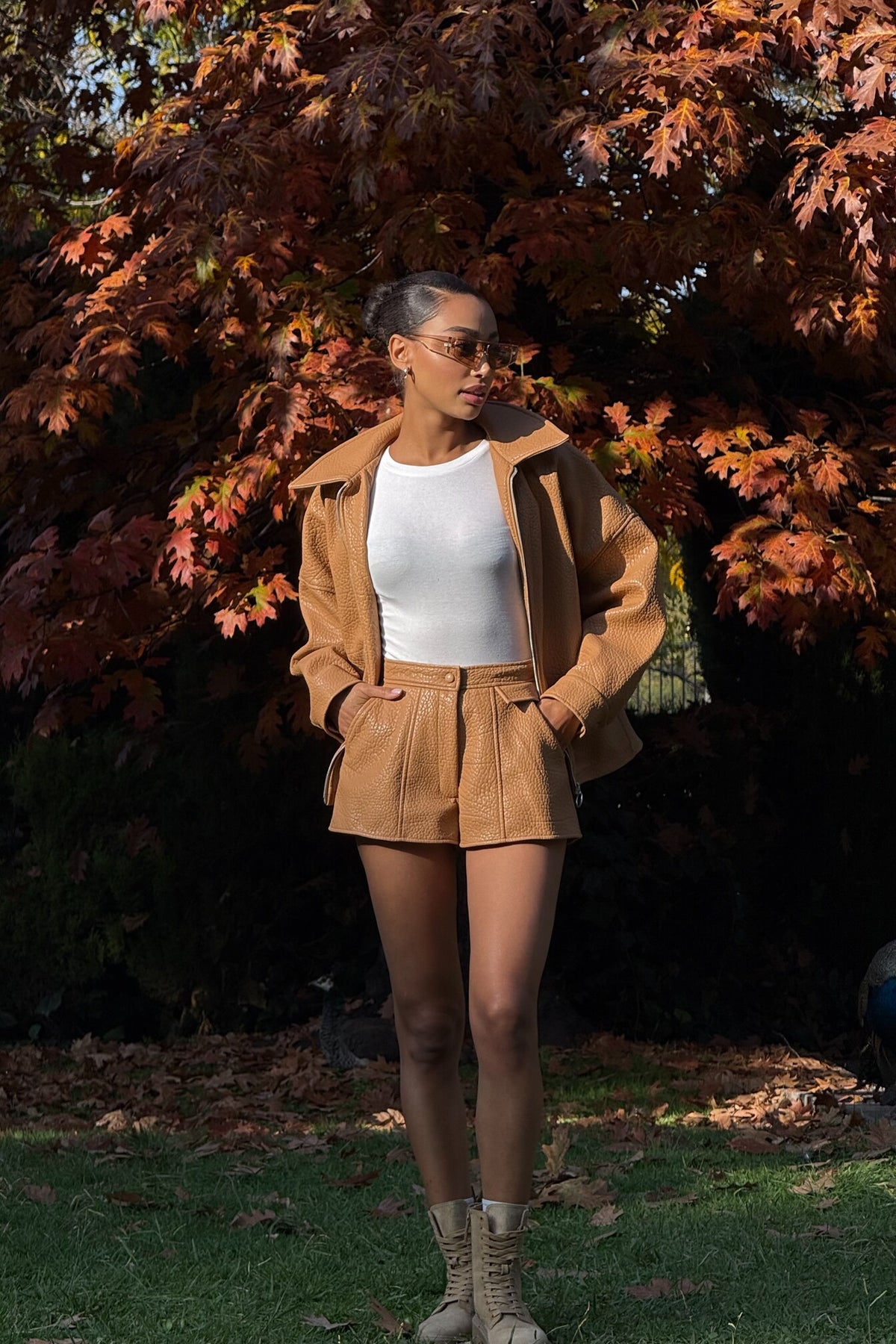 BOMBER PORCINI CARDADO