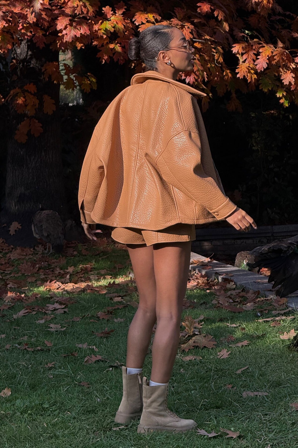 BOMBER PORCINI CARDADO