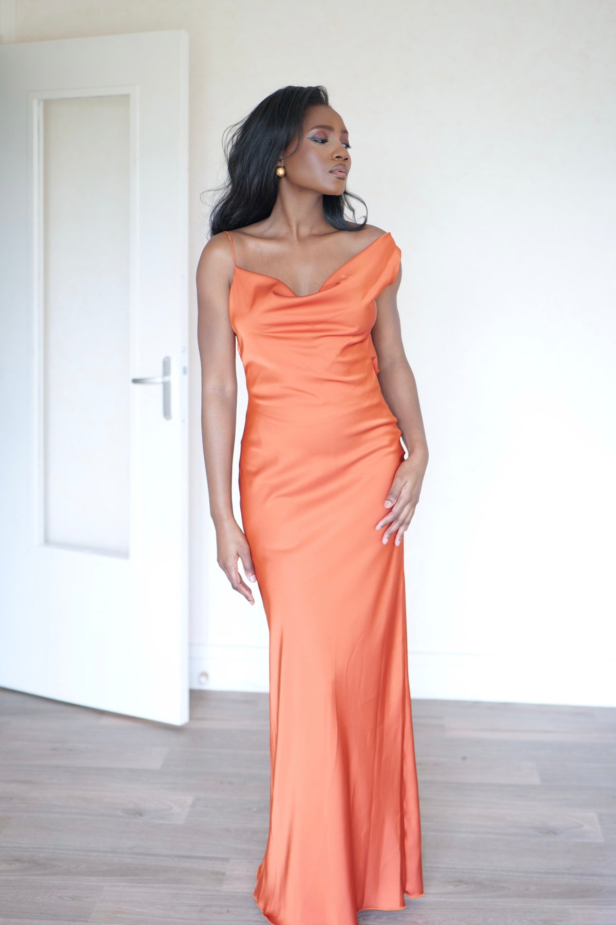 LONG FLOWING TILE DRESS