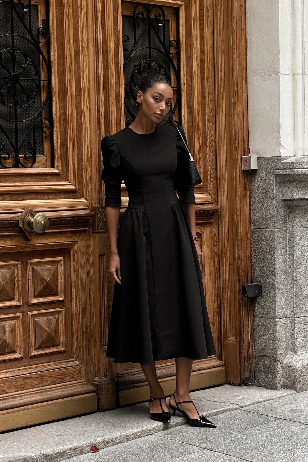 ROBE MIDI NOIRE