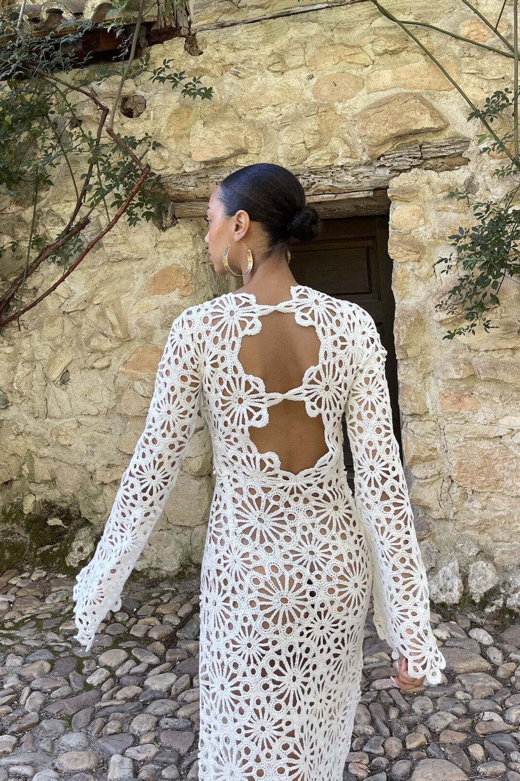 White Knit Long Dress White Knit Long Dress