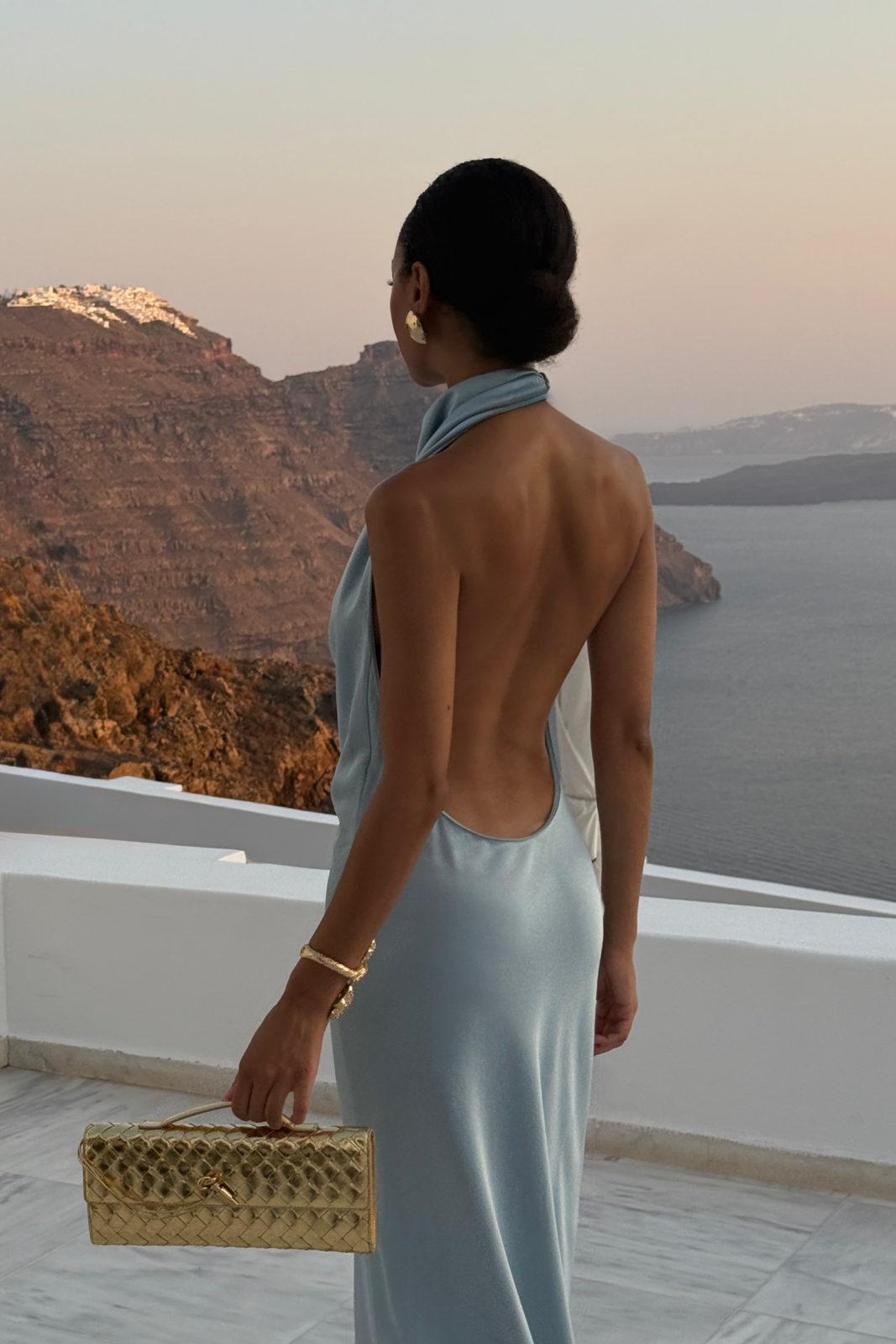 VESTIDO COMPRIDO AZUL