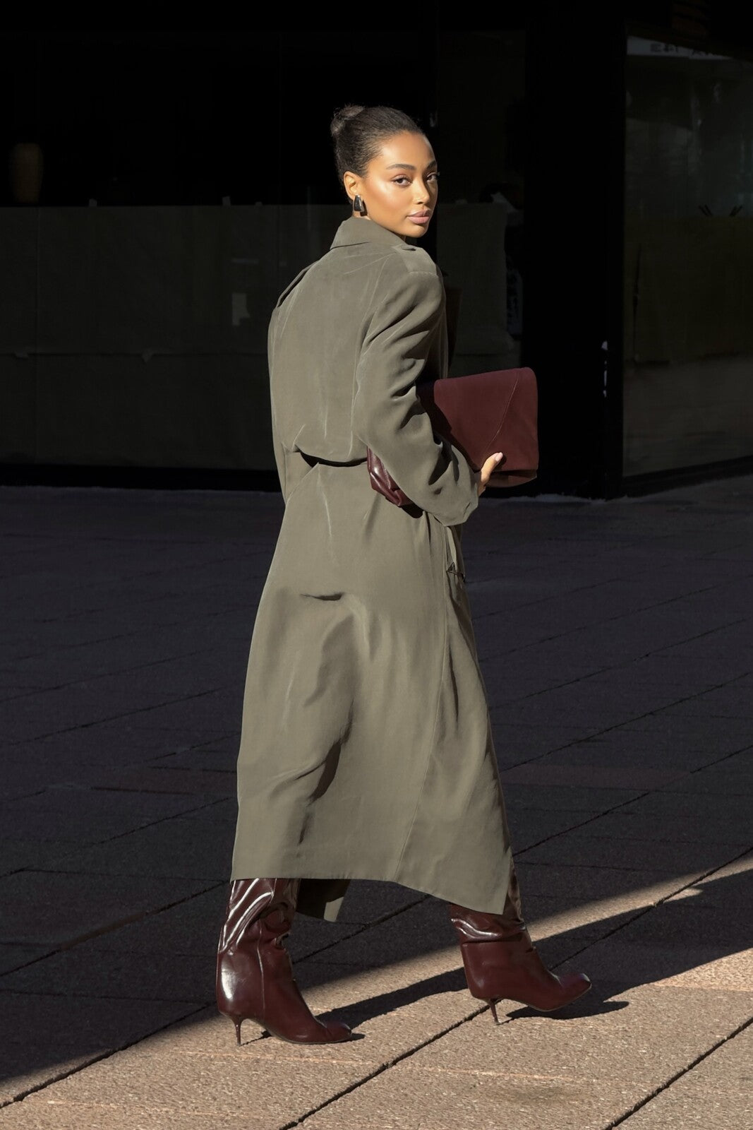 GABARDINE VERDE OLIVA