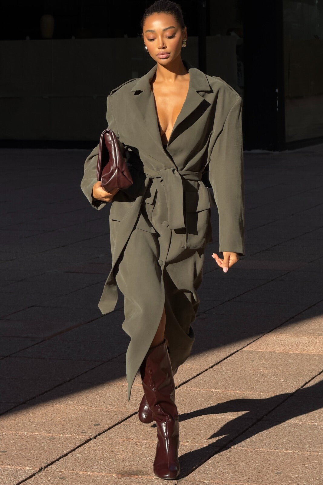 GABARDINE VERDE OLIVA