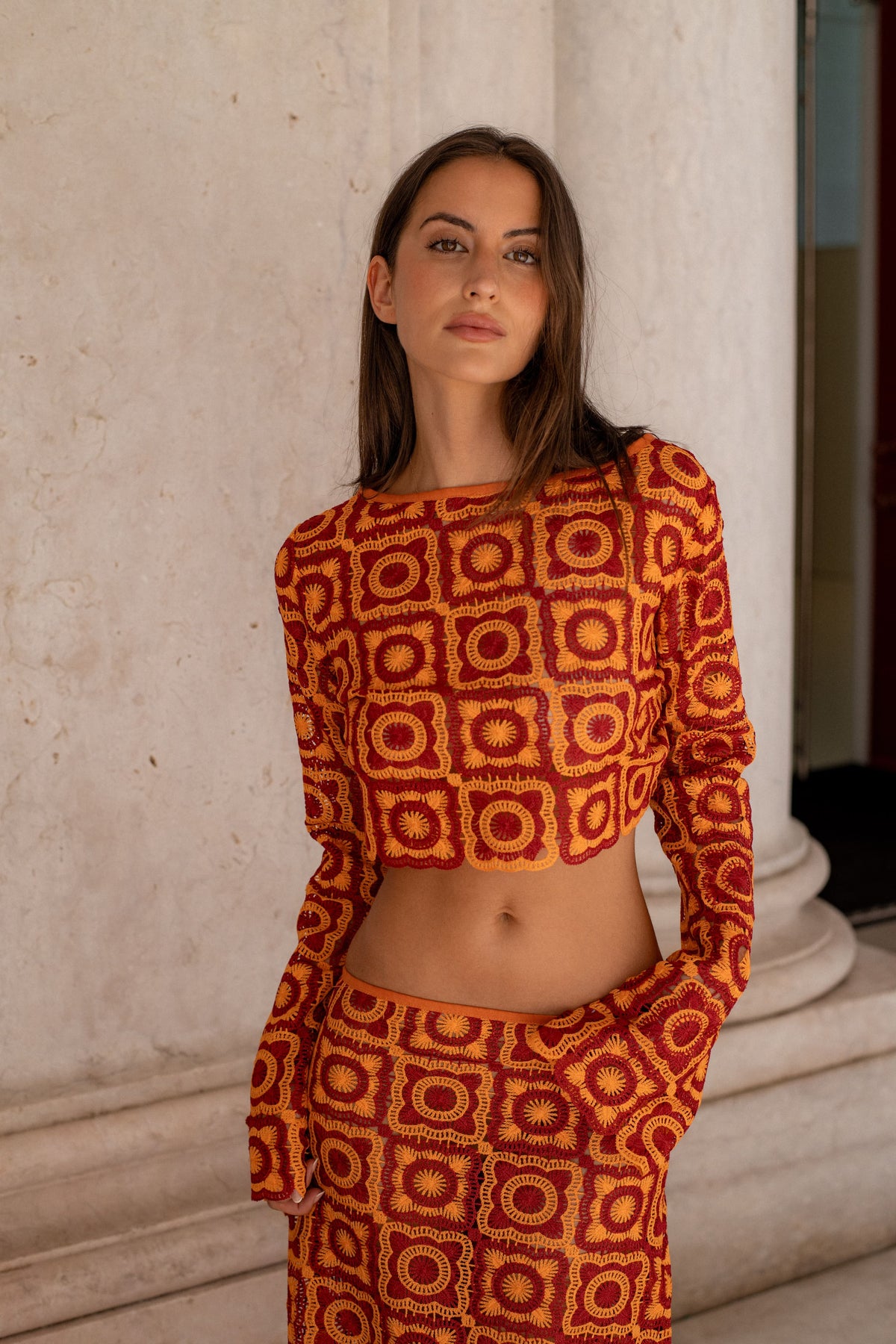 BLUSA TRICOT LARANJA