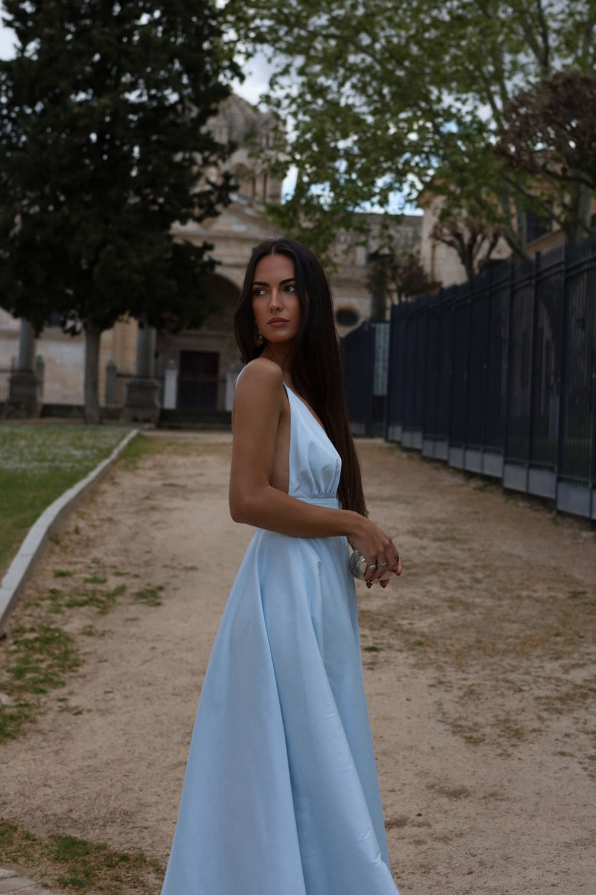 LIGHT BLUE PRINCESS DRESS