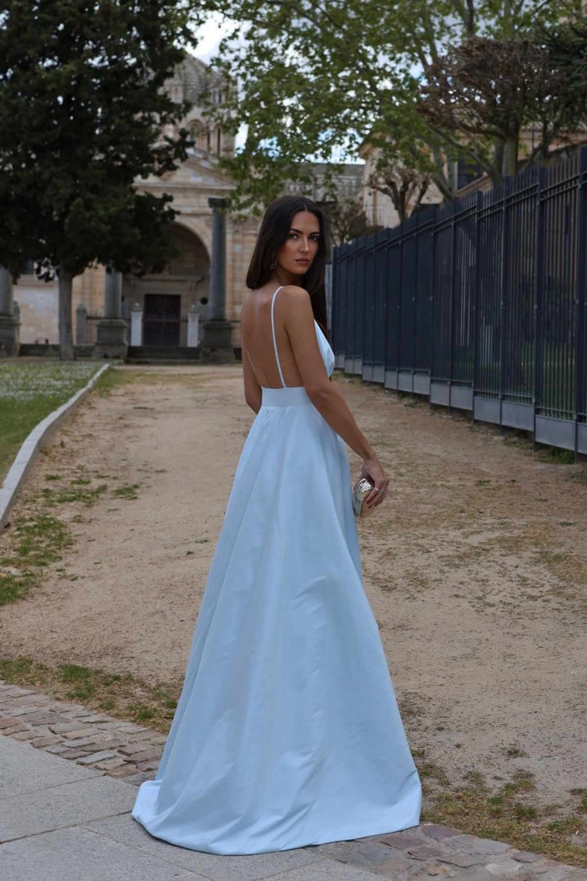 LIGHT BLUE PRINCESS DRESS