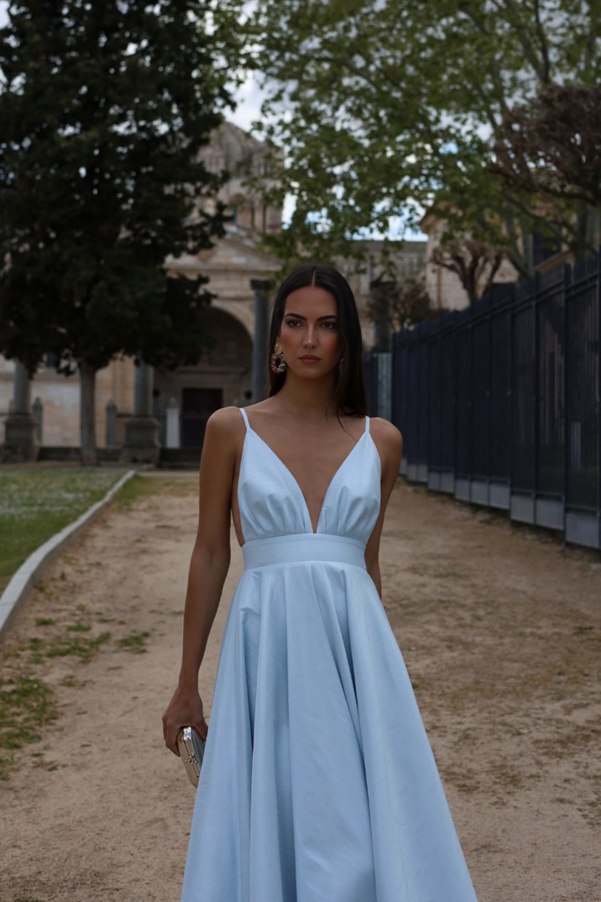 LIGHT BLUE PRINCESS DRESS