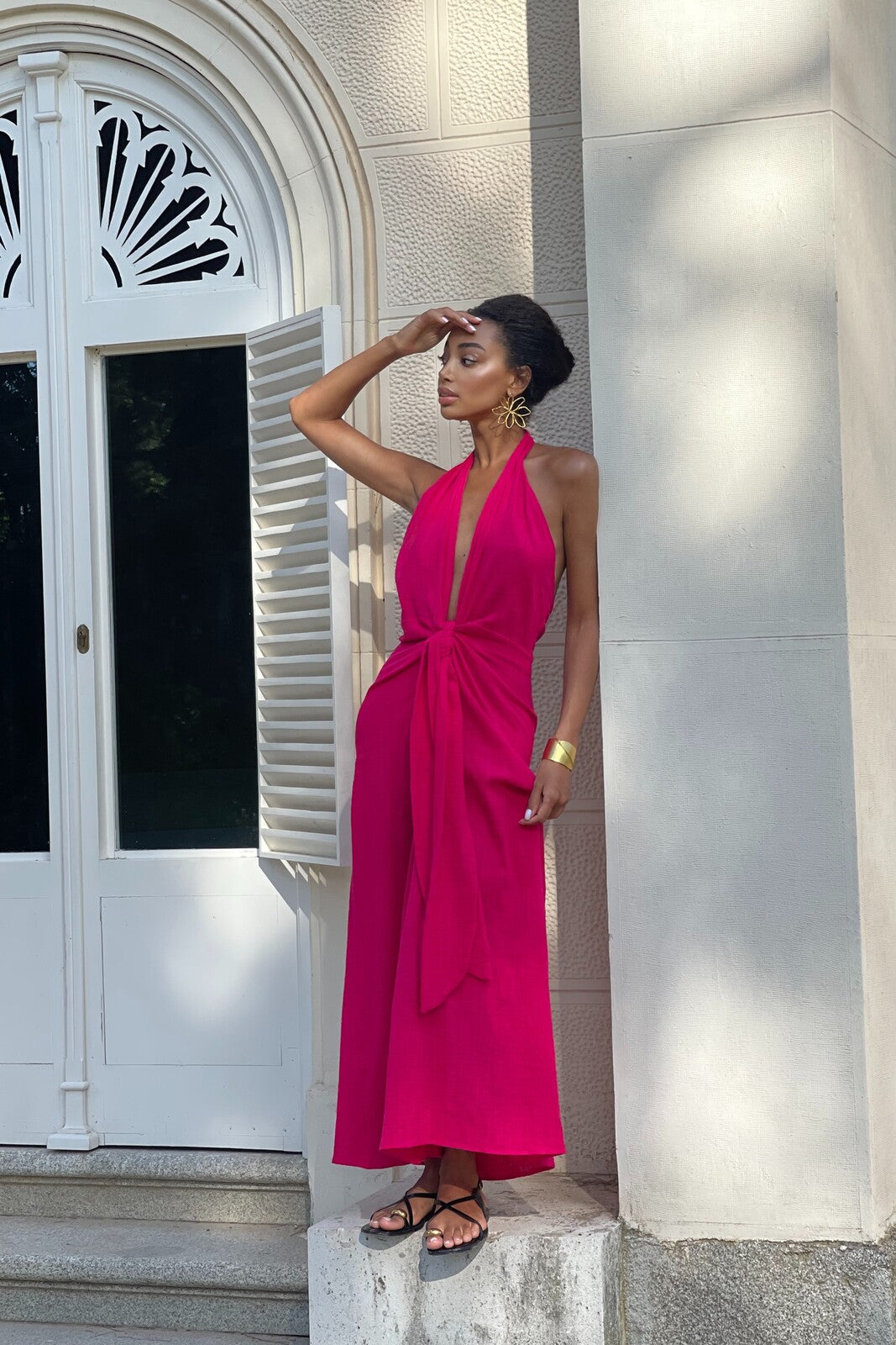 VESTIDO ROSA FUCSIA