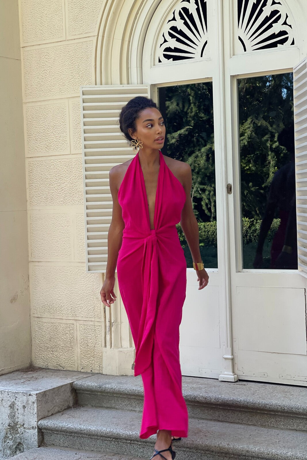 VESTIDO ROSA FUCSIA