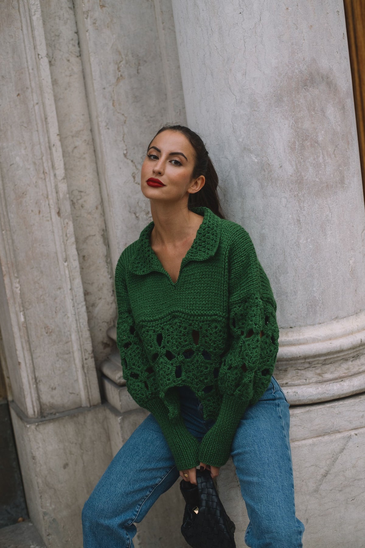CAMISOLA DE MALHA VERDE
