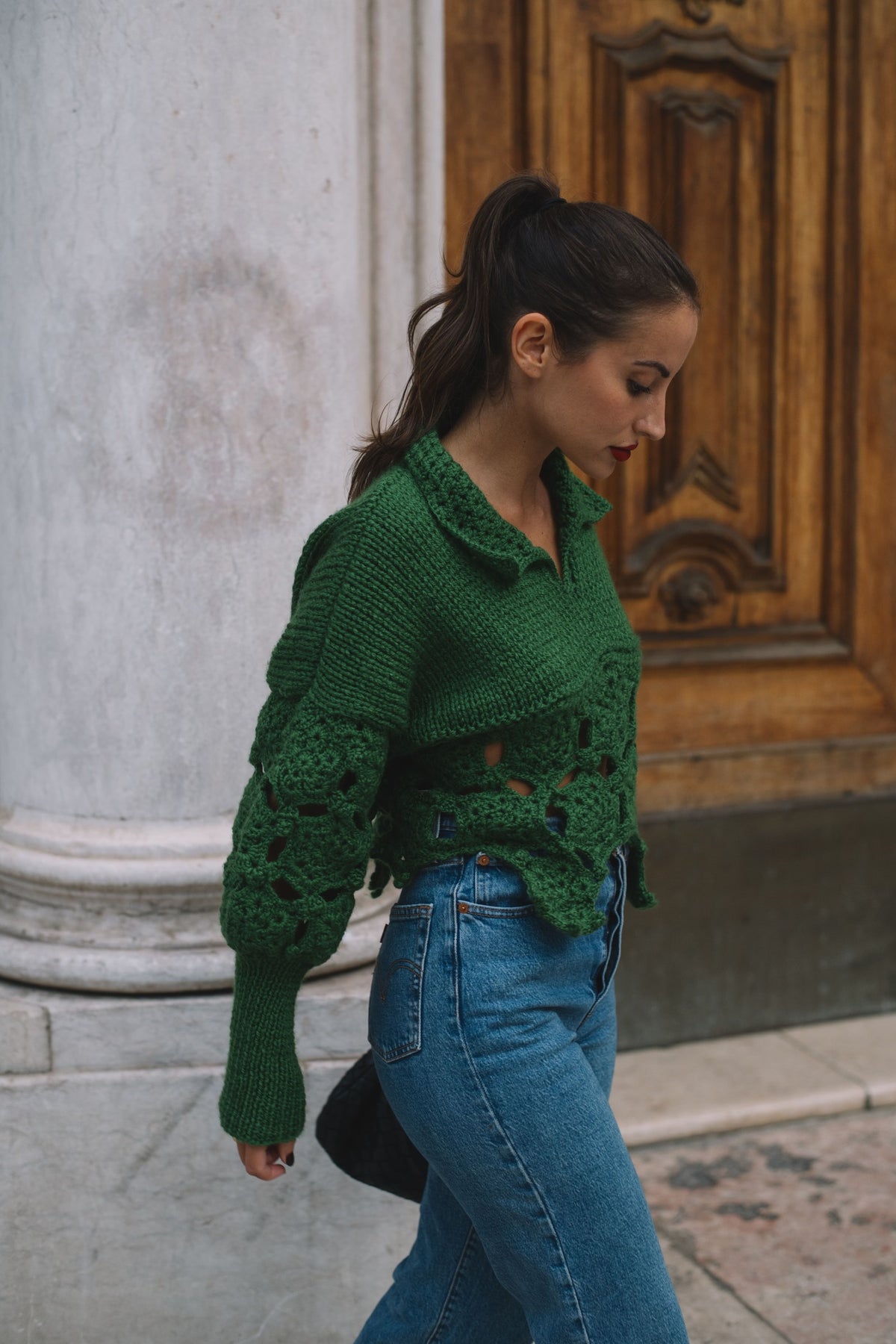 CAMISOLA DE MALHA VERDE