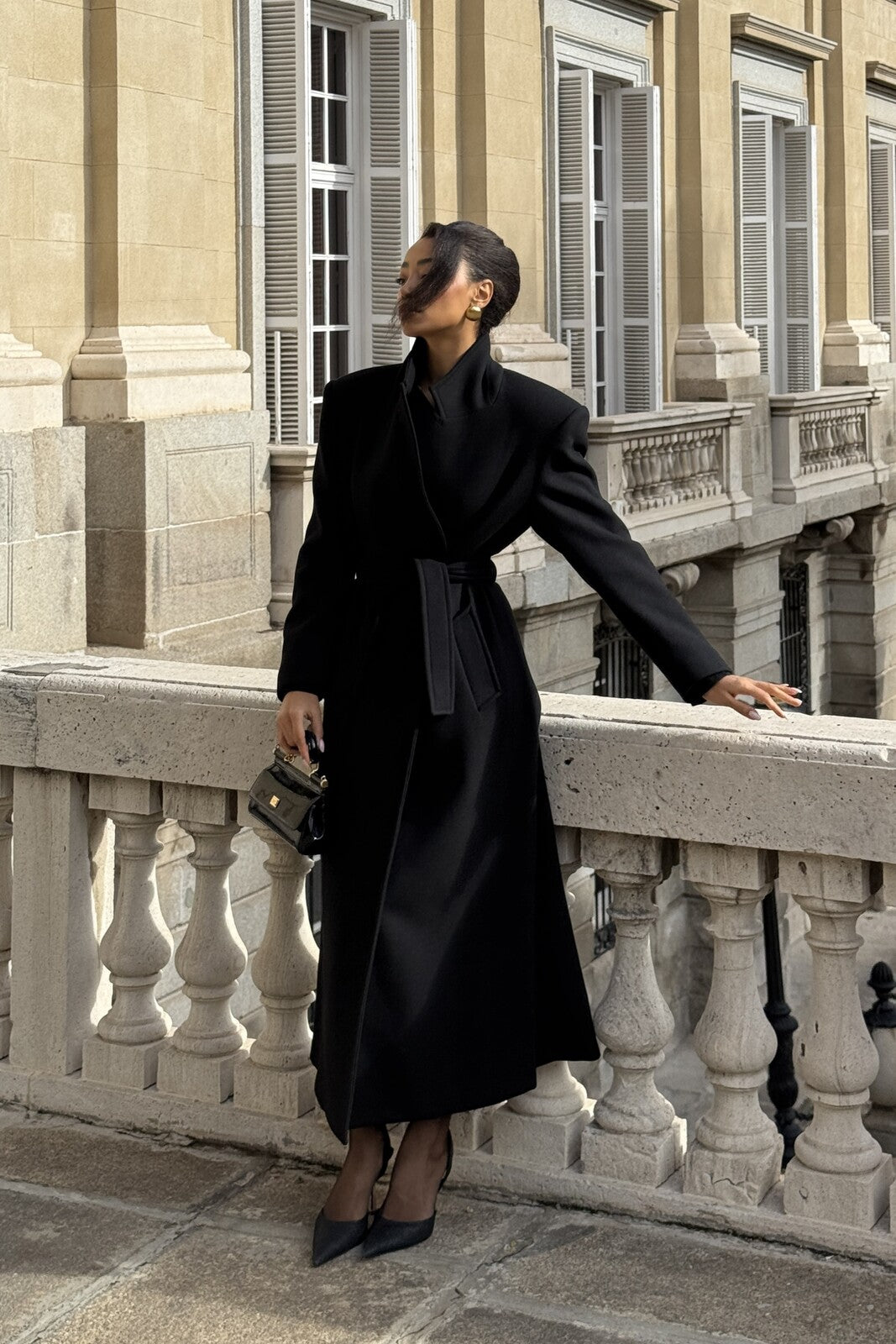 SOPRABITO NERO IN LANA