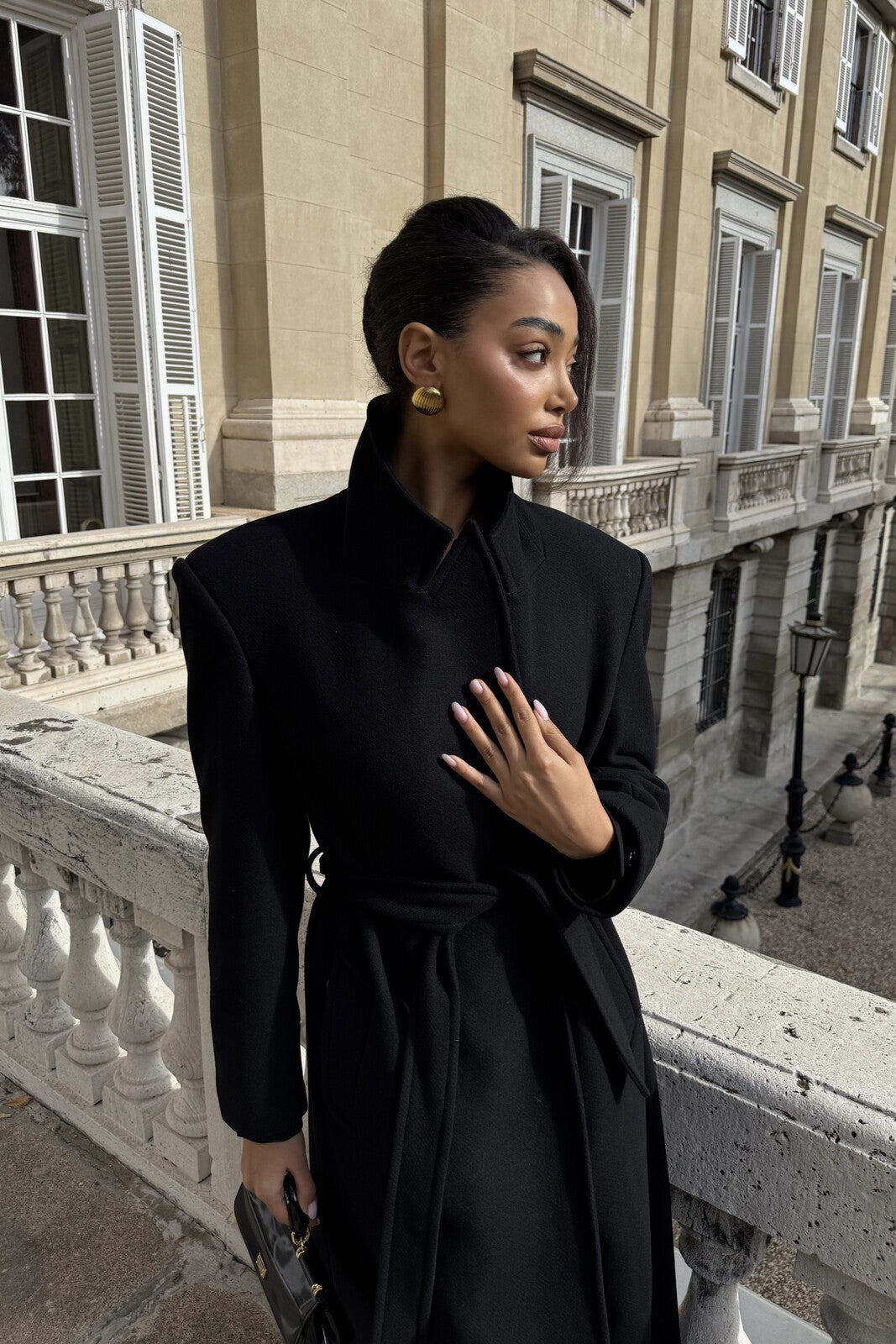 SOPRABITO NERO IN LANA