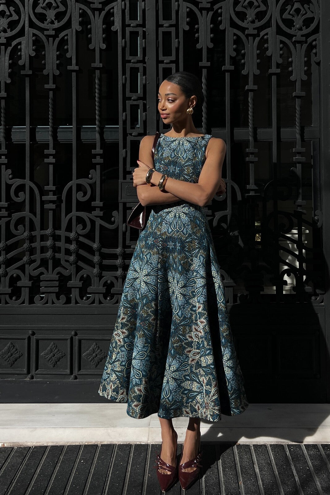 VESTIDO AZUL ÉTNICO