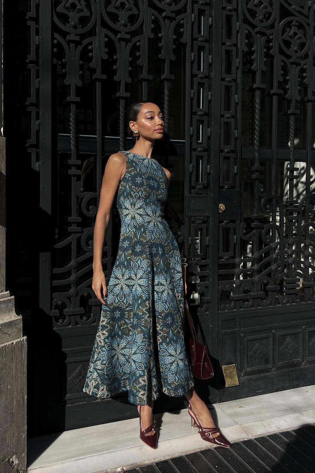 VESTIDO AZUL ÉTNICO