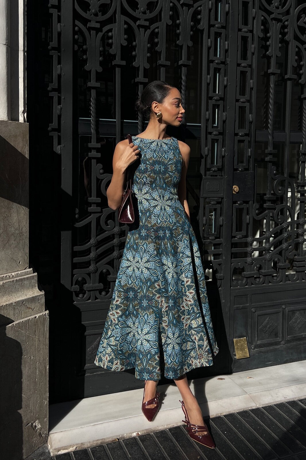 VESTIDO AZUL ÉTNICO