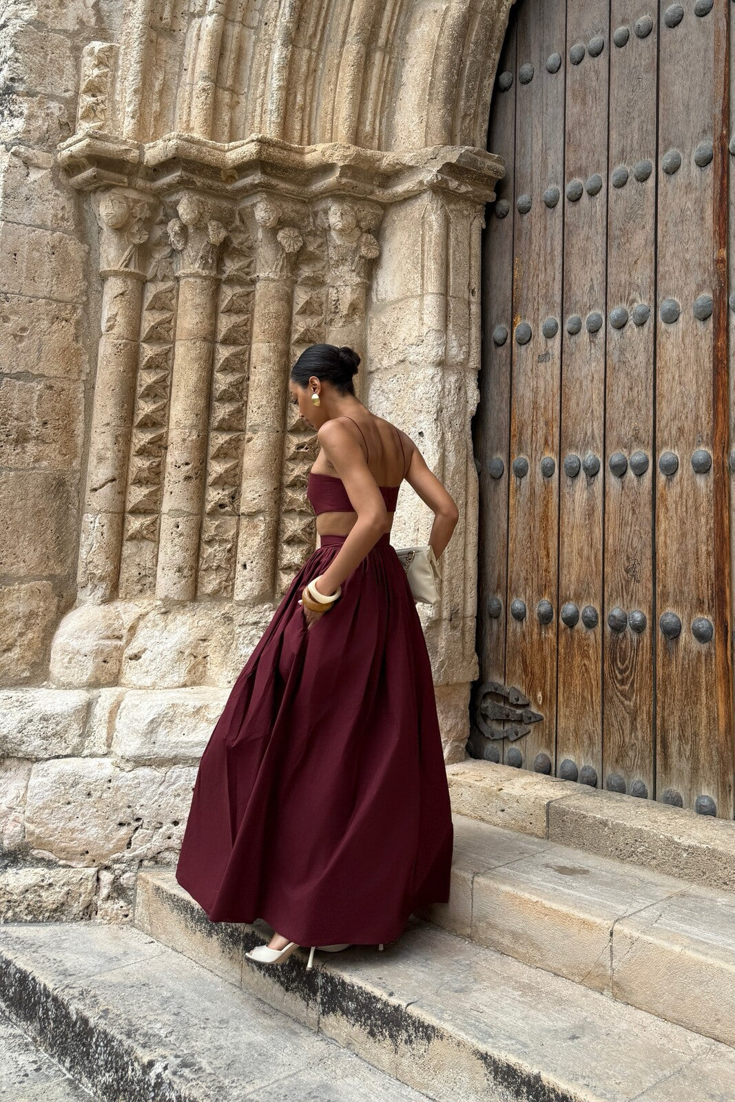 SAIA COMPRIDA BORDEAUX CAMBRAIA