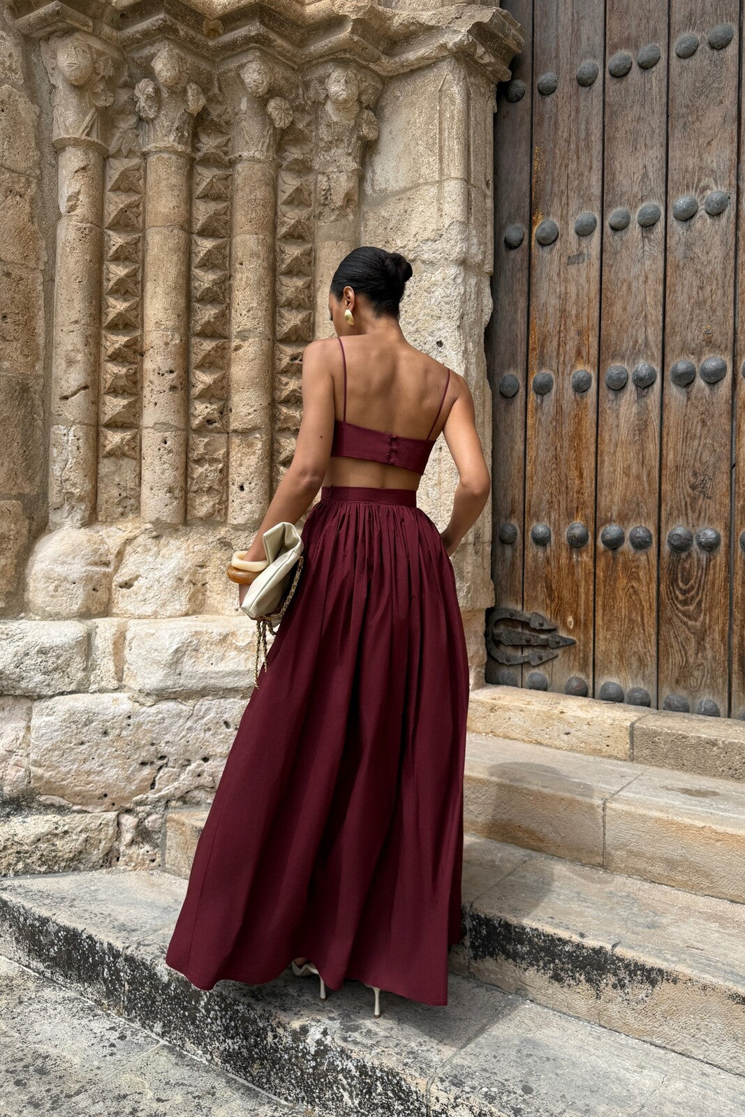 SAIA COMPRIDA BORDEAUX CAMBRAIA