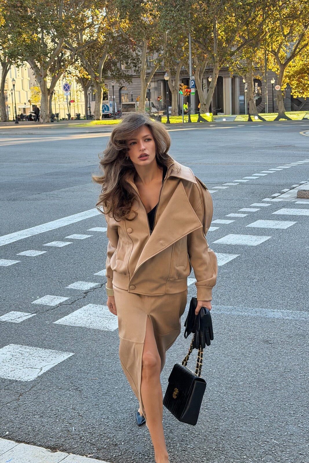 CASACO BIKER BORGO BEGE