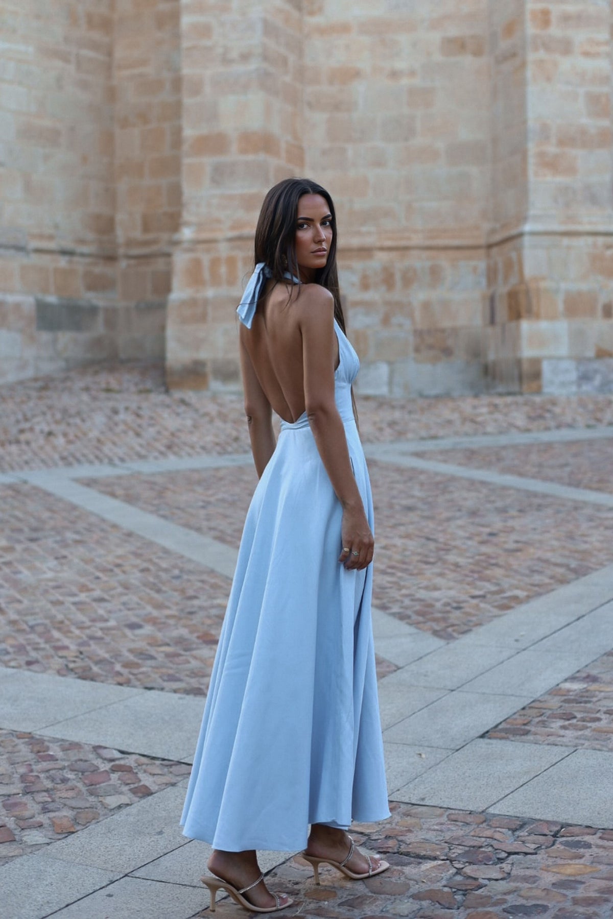 VESTIDO AZUL GODÉ