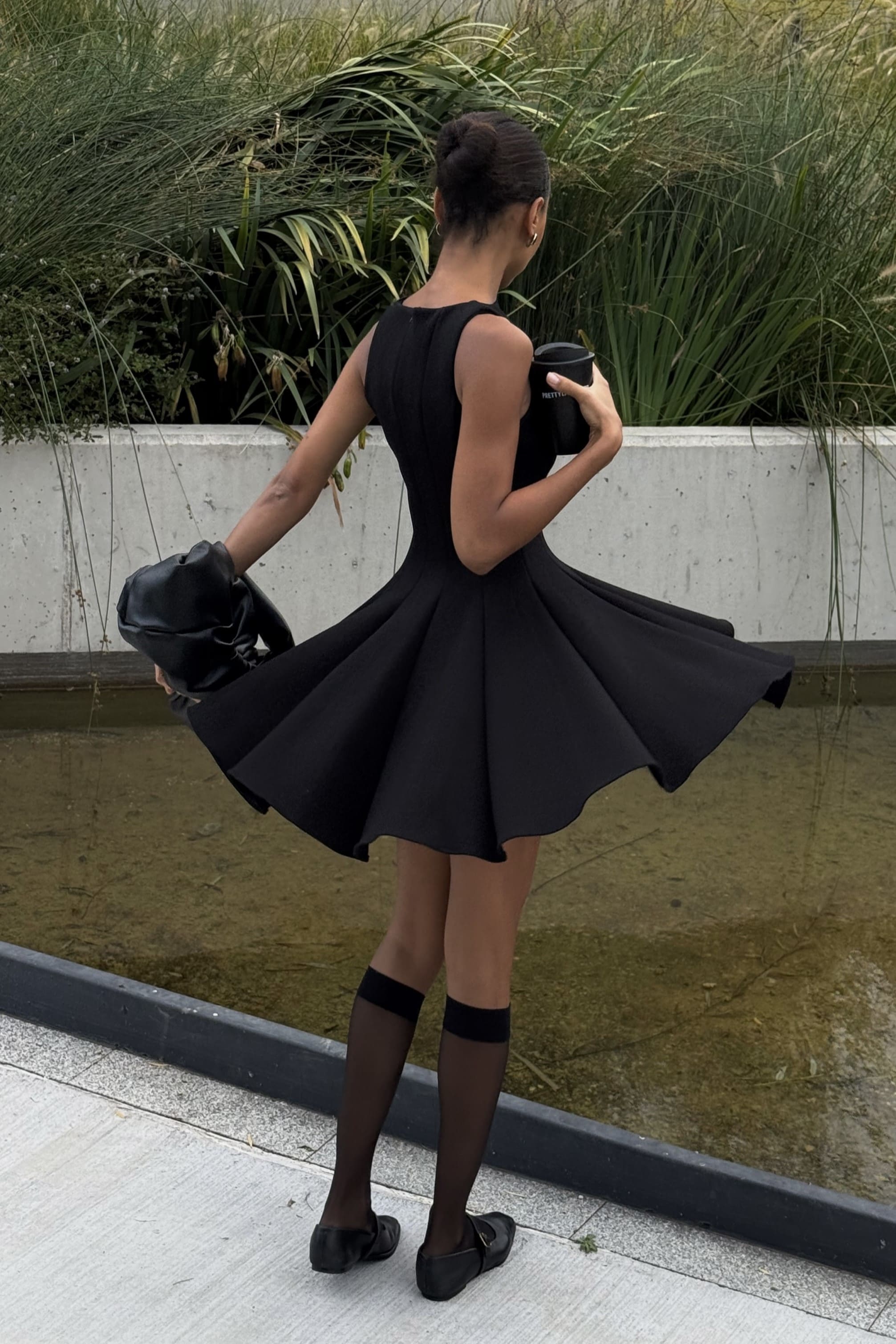 SHORT BLACK DRESS - KAO SHORT BLACK DRESS - KAO