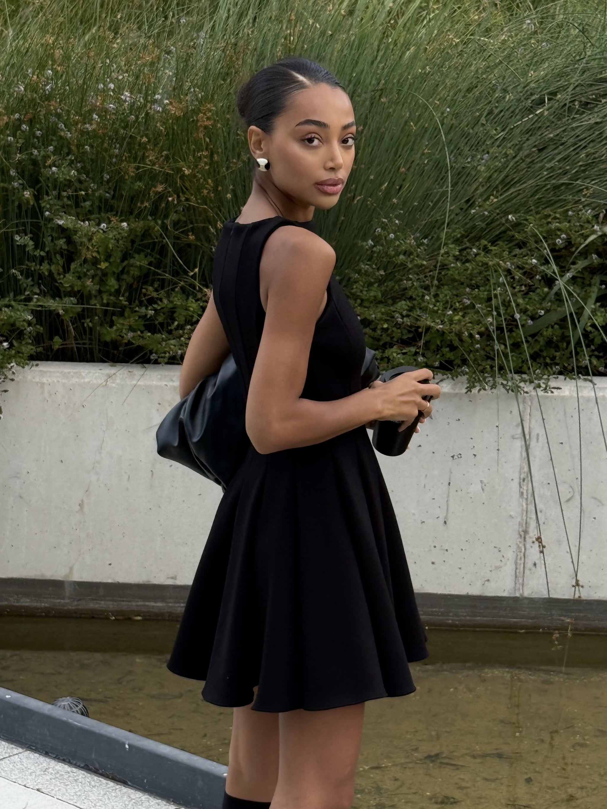 SHORT BLACK DRESS - KAO SHORT BLACK DRESS - KAO