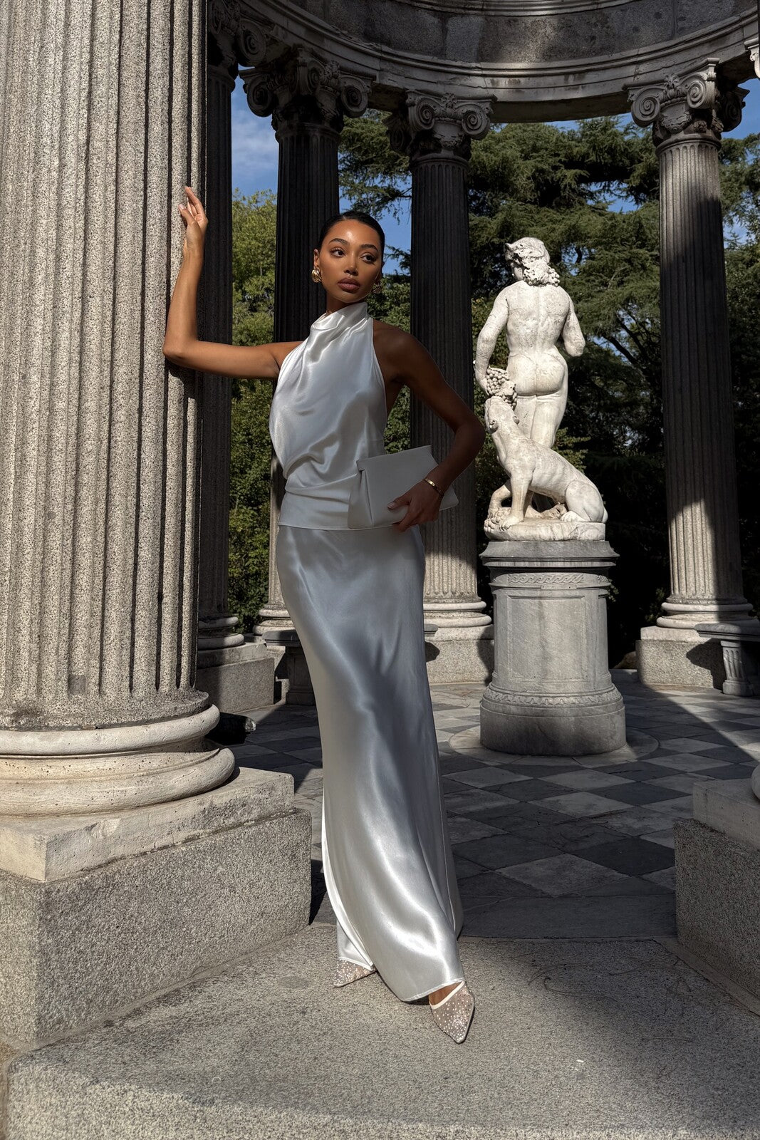 shiny white dress LONG SHINY WHITE SKIRT
