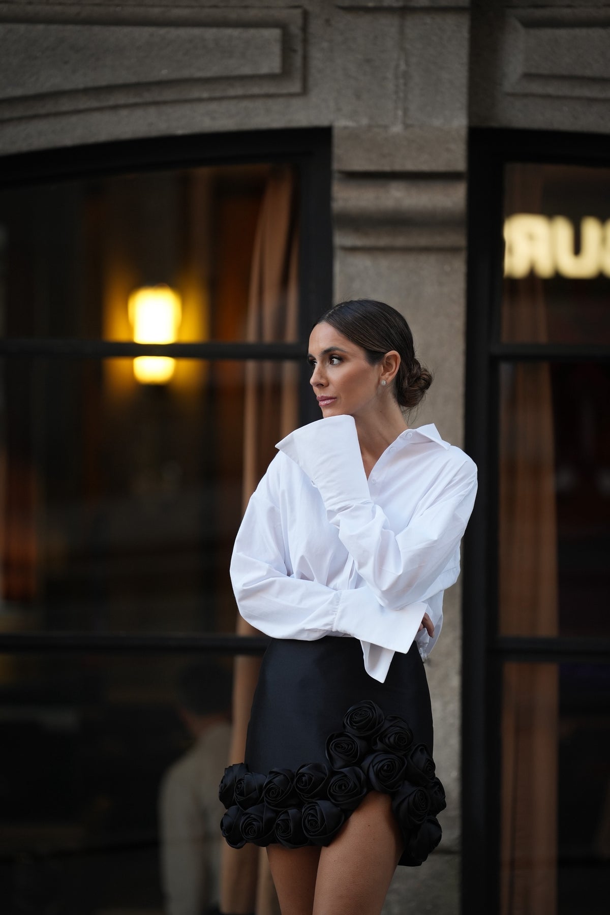 WHITE OVERSIZED SHIRT