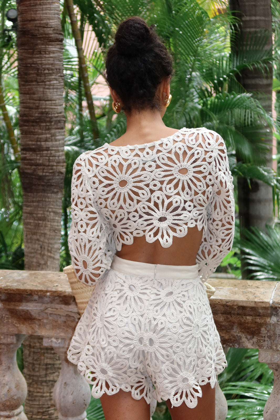 TOP MANGA COMPRIDA TRICOT BEGE