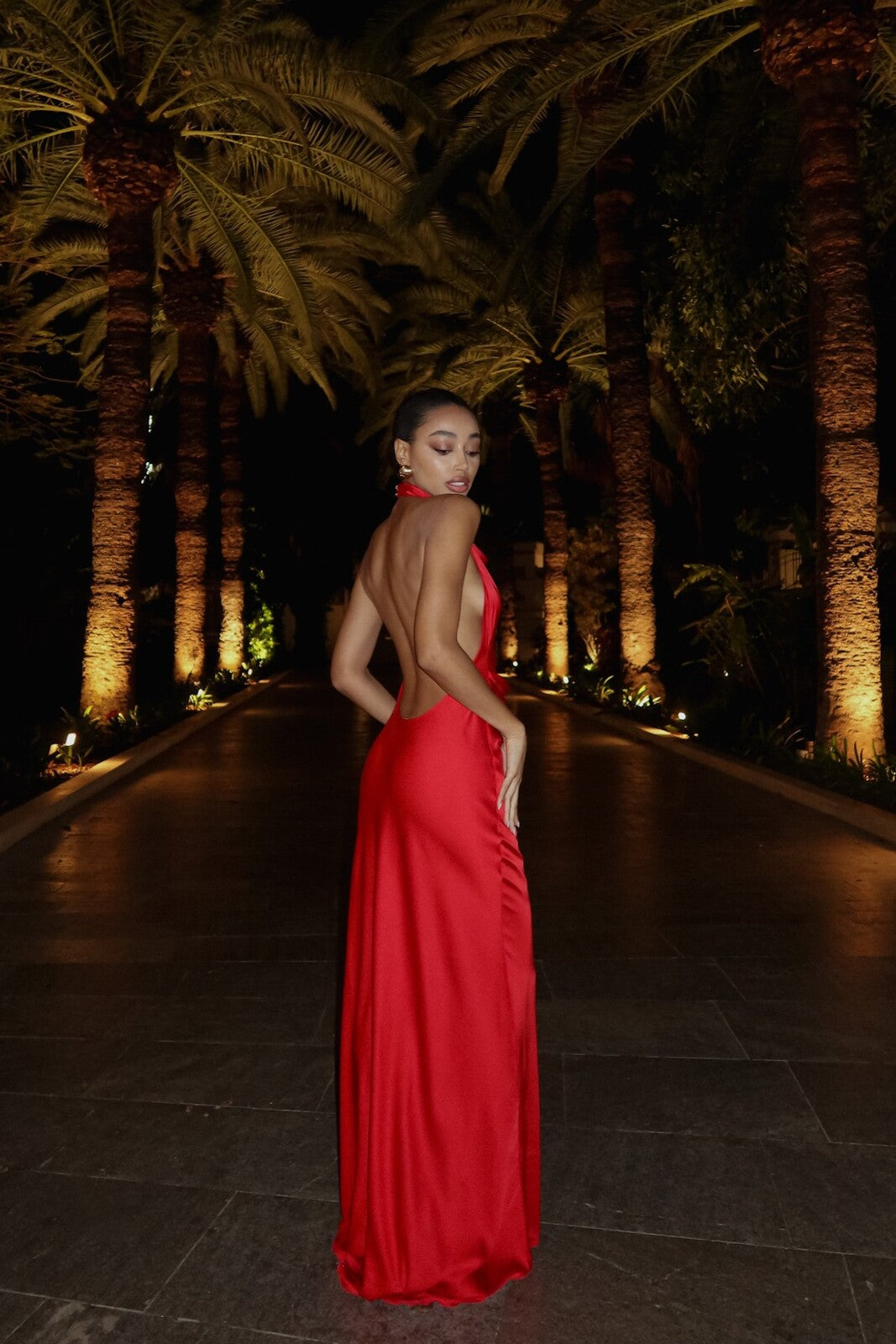 VLONG RED DRESS