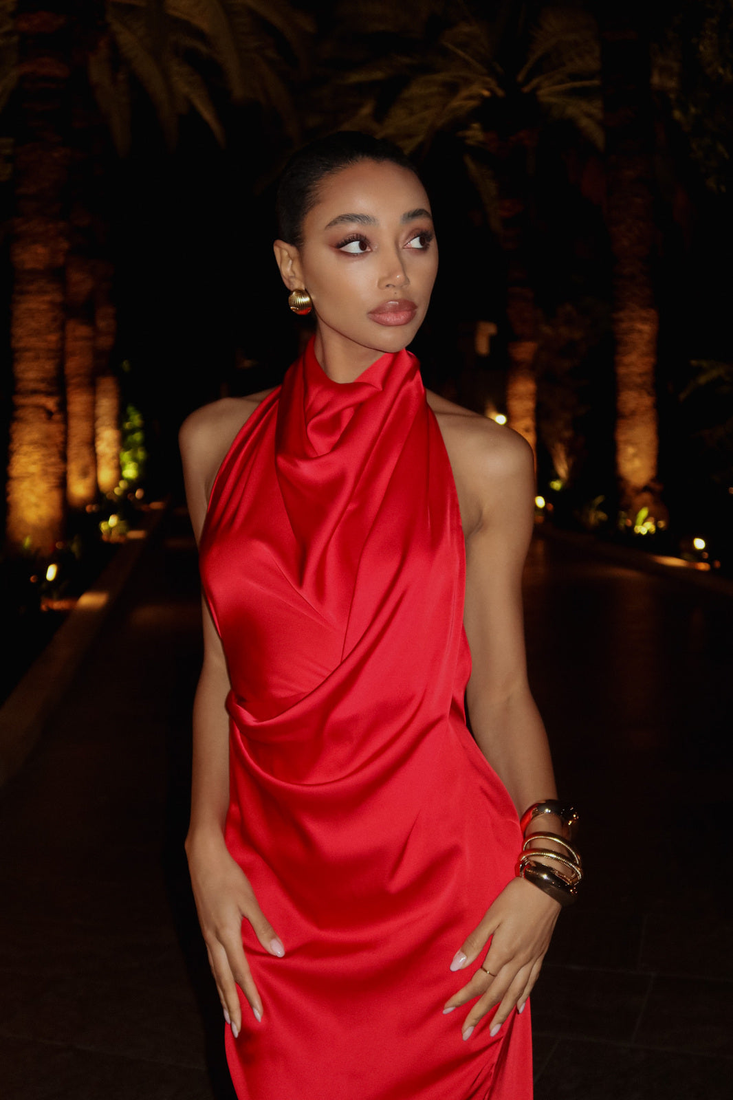 VLONG RED DRESS