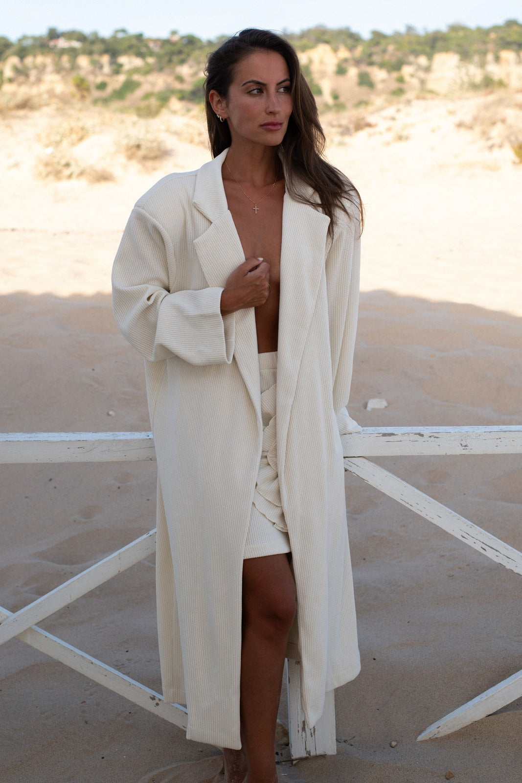 CASACO CREME OVERSIZED