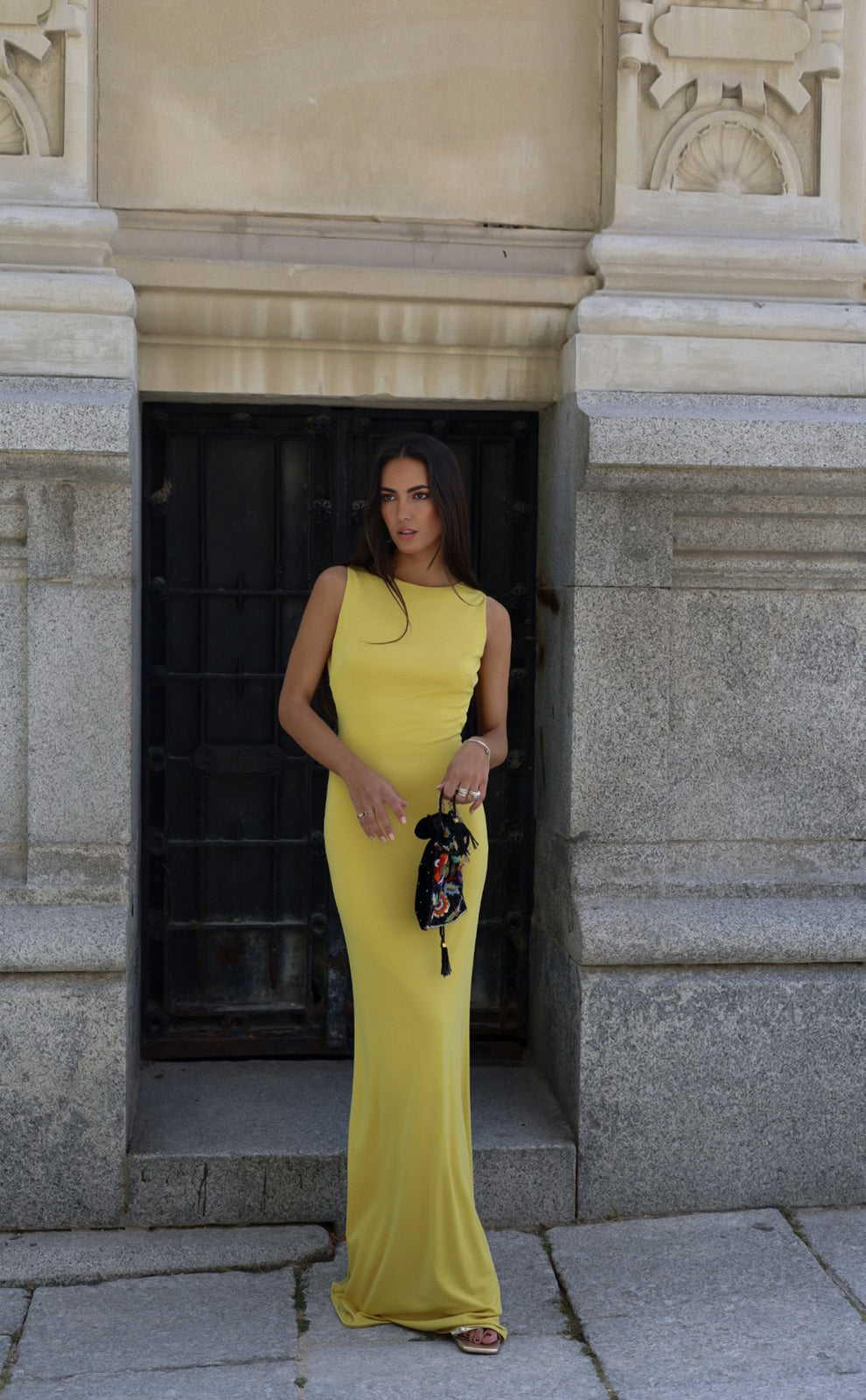 LONG YELLOW DRESS - KAO LONG YELLOW DRESS - KAO