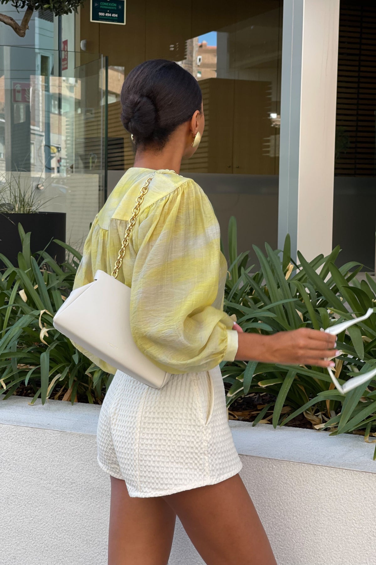 BLOUSE JAUNE DÉGRADÉE